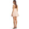 Norma Kamali Womens Nk Halter Flared Mini Dress(Baby)