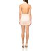 Norma Kamali Womens Ruffle Halter Mio Mini Dress(Baby)