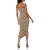 Norma Kamali Women’s Strapless Diana Gown(Bb Leopard)