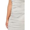 Norma Kamali Women’s Strapless Diana Gown(Light Grey)