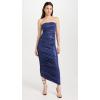 Norma Kamali Women’s Strapless Diana Gown(Military Blue)