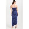 Norma Kamali Women’s Strapless Diana Gown(Military Blue)