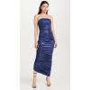 Norma Kamali Women’s Strapless Diana Gown(Military Blue)
