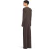 Norma Kamali womens Dolman V Neck Jumpsuit W/Shoulder Pads(Espresso)
