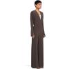 Norma Kamali womens Dolman V Neck Jumpsuit W/Shoulder Pads(Espresso)