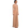Norma Kamali womens Four Sleeve Nk Shirt Jumpsuit(Cappuccino)