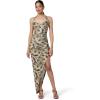 Norma Kamali Women’s Cayla Side Drape Gown(Fall Flowers)