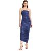 Norma Kamali Women’s Strapless Diana Gown(Military Blue)