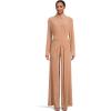 Norma Kamali womens Four Sleeve Nk Shirt Jumpsuit(Cappuccino)