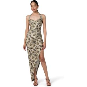 Norma Kamali Women’s Cayla Side Drape Gown(Fall Flowers)