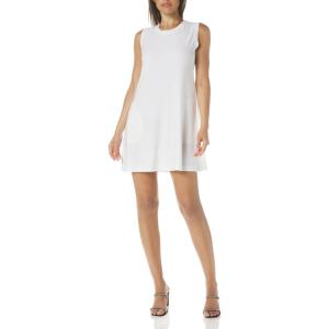 Norma Kamali Women’s Sleeveless Swing Mini Dress(Snow White)