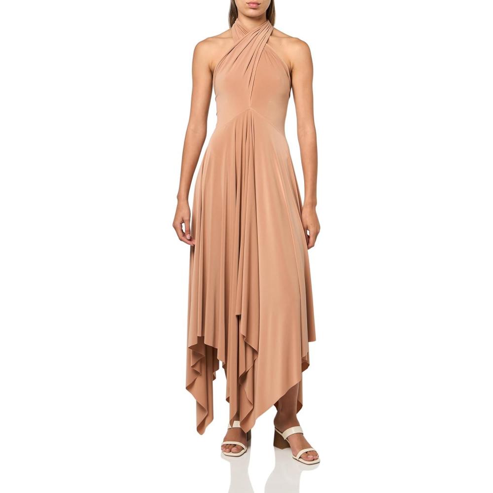 imageNorma Kamali Womens Convertible Midcalf DressCappuccino