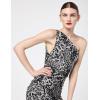 Norma Kamali Womens Diana Gown(Animal)