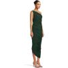 Norma Kamali Womens Diana Gown(Dark Emerald)