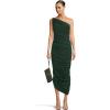 Norma Kamali Womens Diana Gown(Dark Emerald)