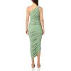 Norma Kamali Womens Diana Gown(Vintage Green)