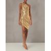 Norma Kamali Women’s Diana Mini Dress(Gold)