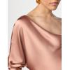 Norma Kamali Women’s Dolman Maria Dress Below Knee(Cappuccino)