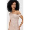 Norma Kamali Women’s Drop Shoulder Fitted Gown with Side Slit(Baby)