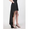 Norma Kamali Womens Hi Low Nk Halter Flared Dress(Black)