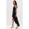 Norma Kamali Women’s High-Low Sleeveless X Gown(Black)
