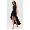 Norma Kamali Women’s High-Low Sleeveless X Gown(Black)