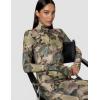 Norma Kamali Women’s Long Sleeve Turtle Fishtail Gown(Autumn Leaves)