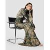 Norma Kamali Women’s Long Sleeve Turtle Fishtail Gown(Trees)
