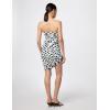 Norma Kamali Womens Strapless Diana Mini Dress(Paint Dots)