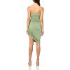 Norma Kamali Womens Strapless Diana Mini Dress(Vintage Green)