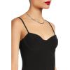 Norma Kamali Women’s Underwire Pickleball Dress(Black)
