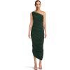 Norma Kamali Womens Diana Gown(Dark Emerald)