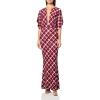 Norma Kamali Women’s Obie Gown (25)(Red Bias Plaid)