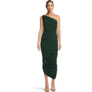 Norma Kamali Womens Diana Gown(Dark Emerald)