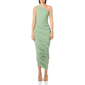 Norma Kamali Womens Diana Gown(Vintage Green)