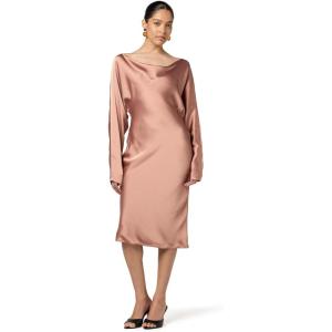 Norma Kamali Women’s Dolman Maria Dress Below Knee(Cappuccino)