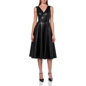 Norma Kamali Women’s Grace Dress to Midcalf(Black)
