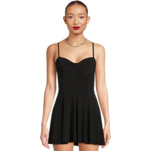 Norma Kamali Women’s Underwire Pickleball Dress(Black)