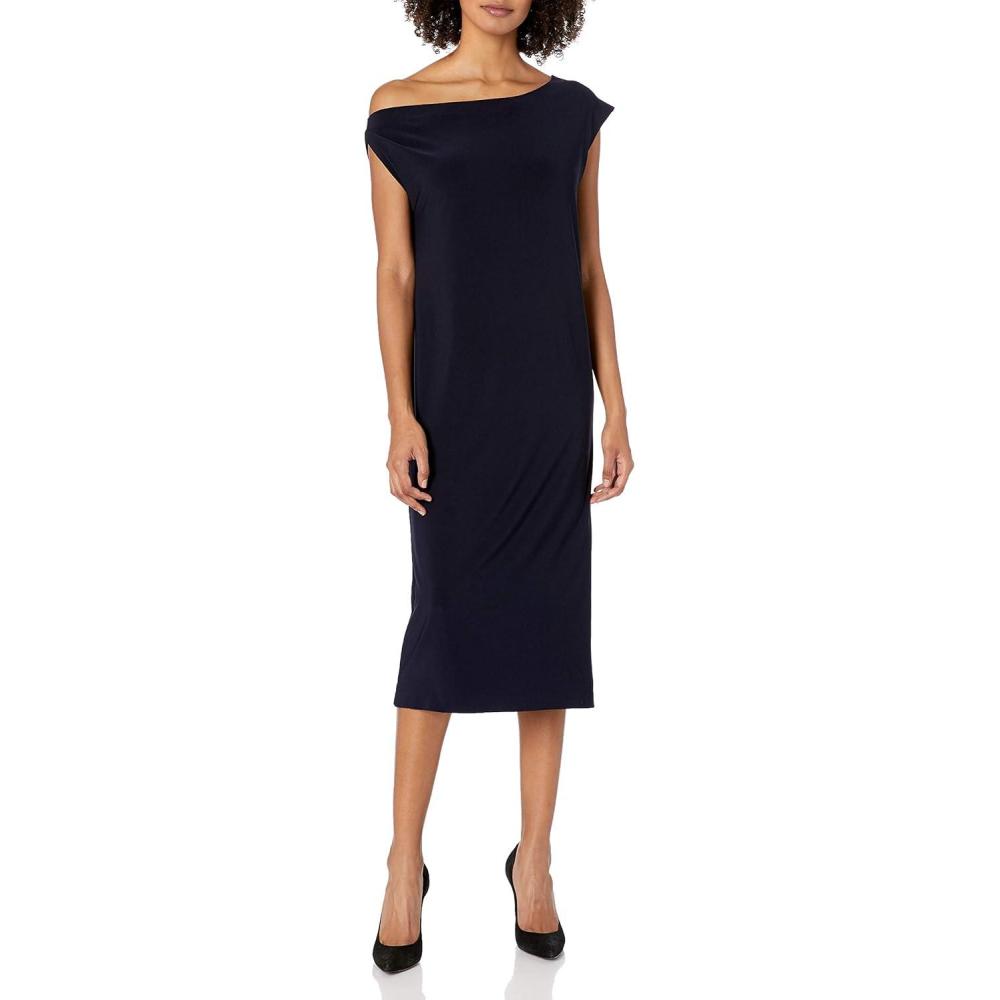 imageNorma Kamali Womens Drop Shoulder DressMidnight