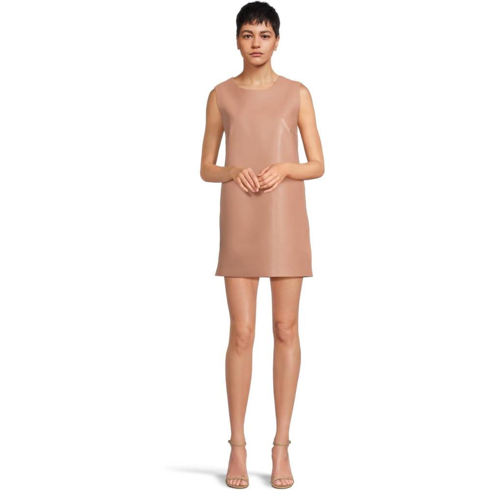 imageNorma Kamali Womens Sleeveless Mini DressCappuccino
