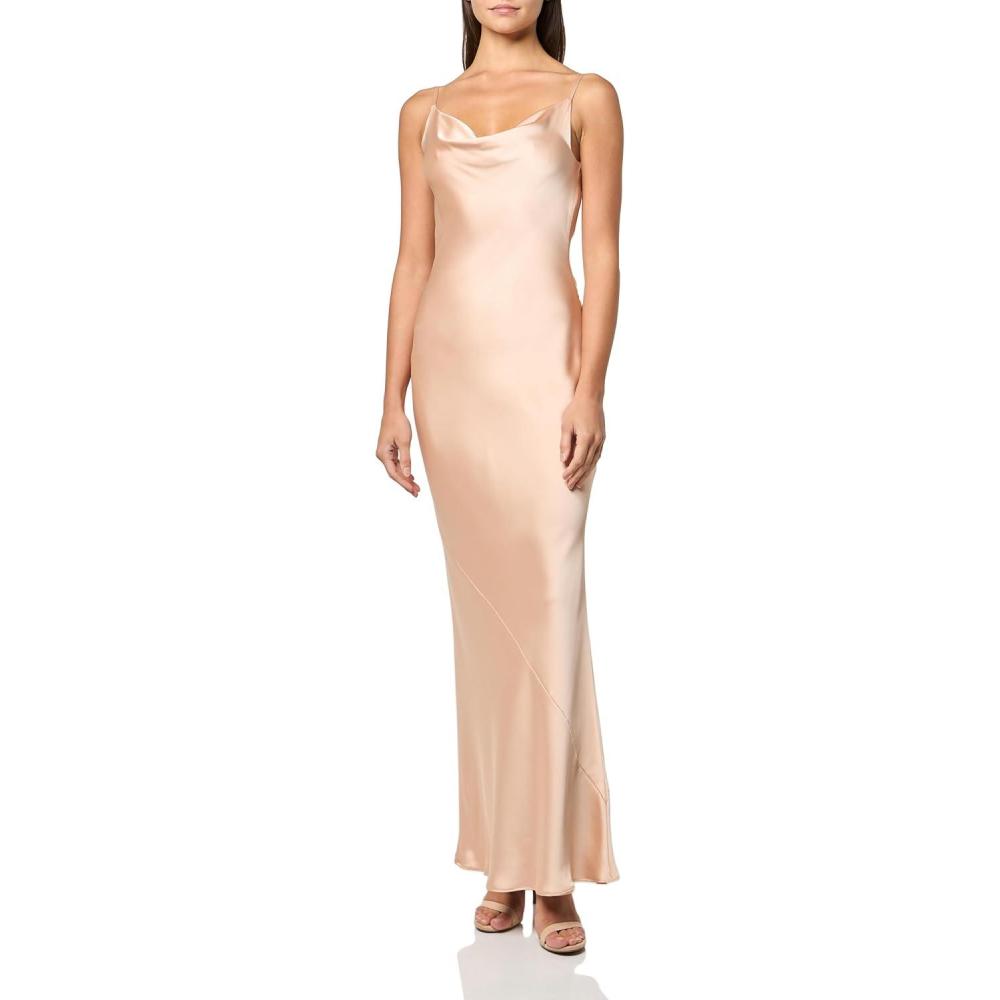 imageNorma Kamali Womens Slip Maria GownBaby
