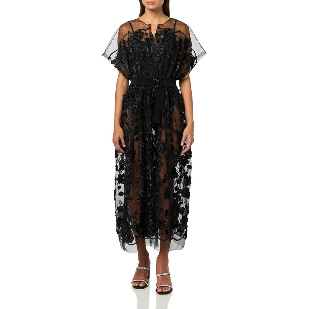 imageNorma Kamali Womens Super Os Sleeveless Bf Midcalf DressBlack