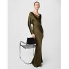 Norma Kamali Womens Dolman Maria Gown(Bark)