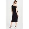 Norma Kamali Womens Drop Shoulder Dress(Black)