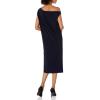 Norma Kamali Womens Drop Shoulder Dress(Midnight)