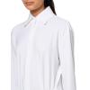 Norma Kamali Women’s Four Sleeve Nk Shirt Long Dress(Snow White)