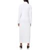 Norma Kamali Women’s Four Sleeve Nk Shirt Long Dress(Snow White)
