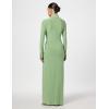 Norma Kamali Women’s Four Sleeve Nk Shirt Long Dress(Vintage Green)