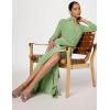 Norma Kamali Women’s Four Sleeve Nk Shirt Long Dress(Vintage Green)