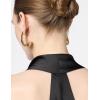 Norma Kamali Women’s Halter Drape Mini Dress(Black)